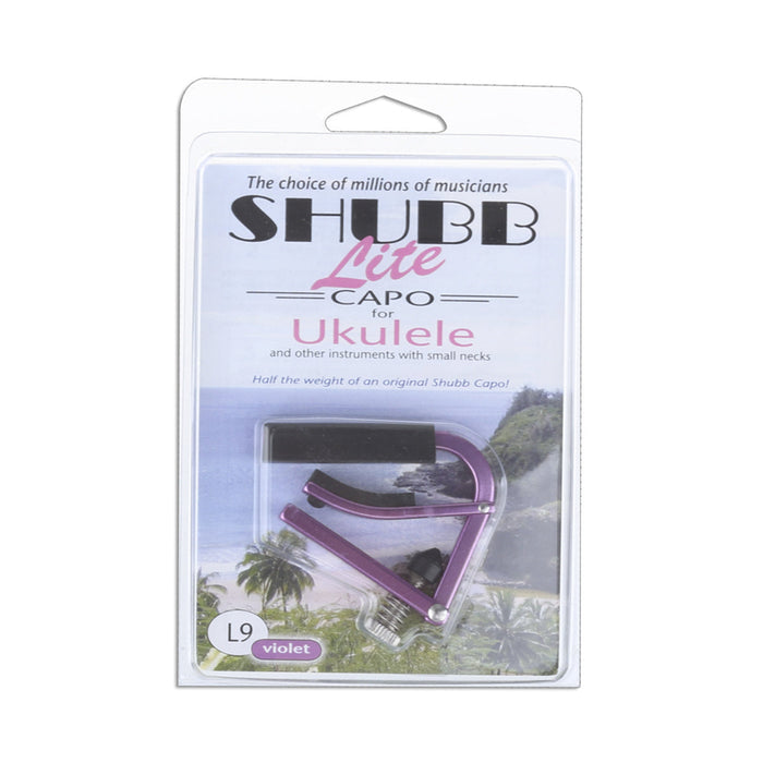 Shubb L9 ウクレレ用カポ、ライトアルミニウム