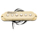 wilkinson m series low gauss vintage tone ceramic single coil pickup for strat style guitar neck mx1501bk, white