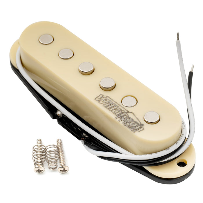 Wilkinson M Series LOW GAUSS ヴィンテージトーン セラミック ネック シングルコイルピックアップ Stratストラトエレキギター用 ブラック