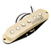 wilkinson m series low gauss vintage tone ceramic single coil pickup for strat style guitar neck mx1501bk, mint ivory color