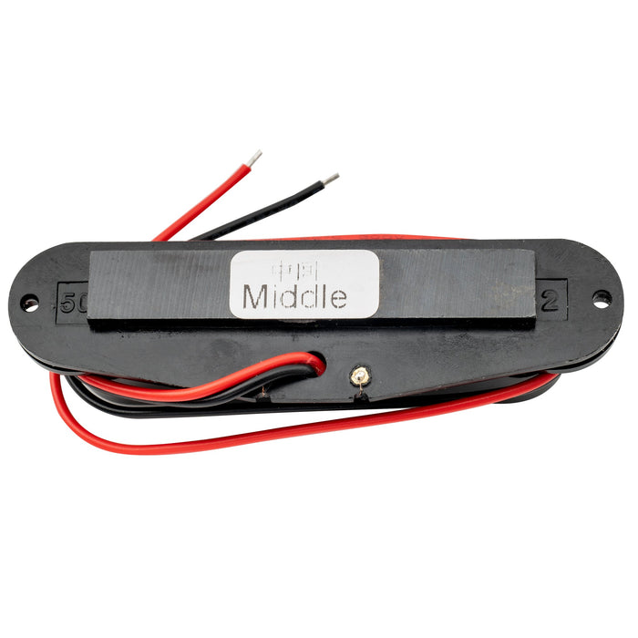 Part of wilkinson m series low gauss vintage tone ceramic single coil pickup for strat style guitar middle mx1502bk