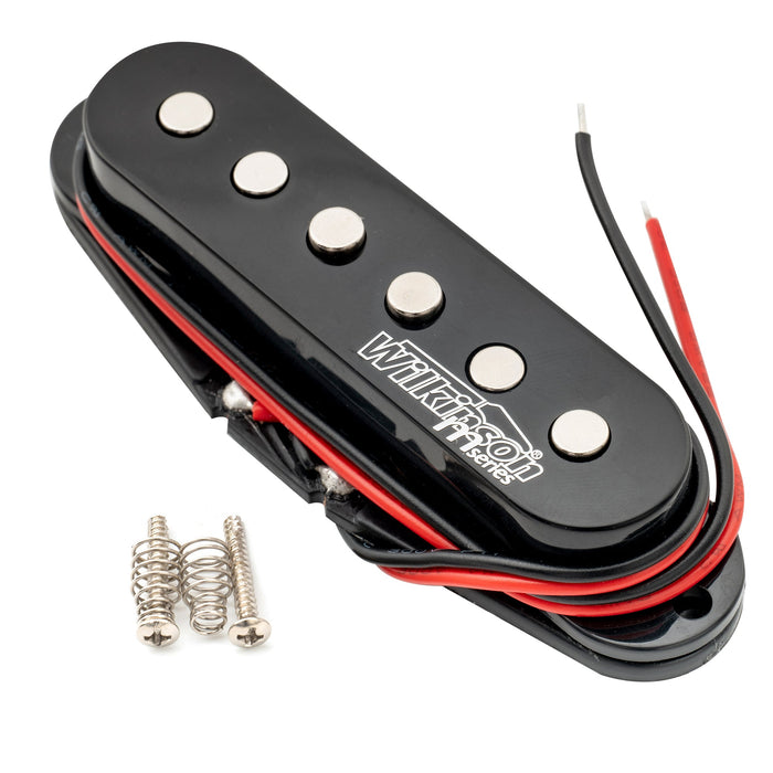 wilkinson m series low gauss vintage tone ceramic single coil pickup for strat style guitar middle mx1502bk details
