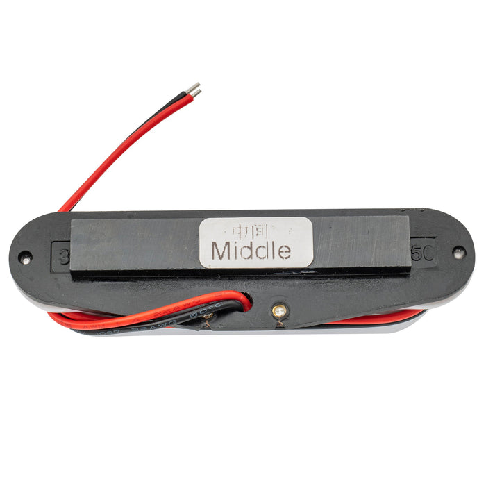 Wilkinson M Series LOW GAUSS ヴィンテージトーン セラミック ミドル シングルコイルピックアップ Stratストラトエレキギター用 ブラック