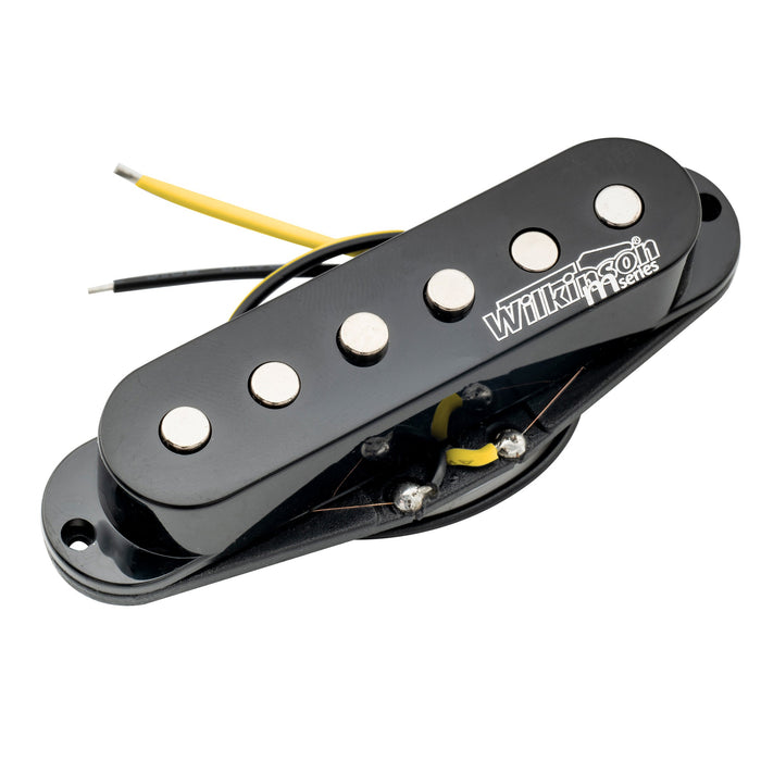 wilkinson m series low gauss vintage tone ceramic single coil pickup for strat style guitar bridge mx1503bk