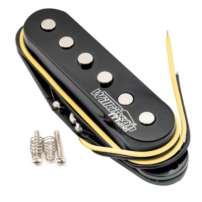 wilkinson m series low gauss vintage tone ceramic single coil pickup for strat style guitar bridge mx1503bk details