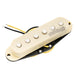 wilkinson m series low gauss vintage tone ceramic single coil pickup for strat style guitar bridge mx1503bk, mint ivory color
