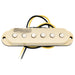 wilkinson m series low gauss vintage tone ceramic single coil pickup for strat style guitar bridge mx1503bk, white