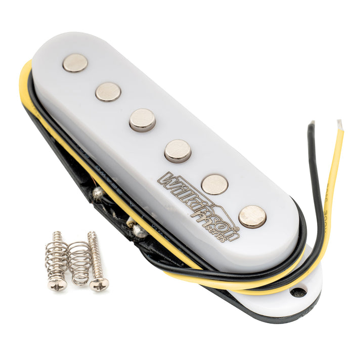 Wilkinson M Series LOW GAUSS ヴィンテージトーン セラミック ブリッジ シングルコイルピックアップ Stratストラトエレキギター用 ブラック