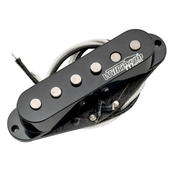 wilkinson m series vintage tone alnico 5 staggered single coil neck pickup for strat style electric guitar mx1504bk