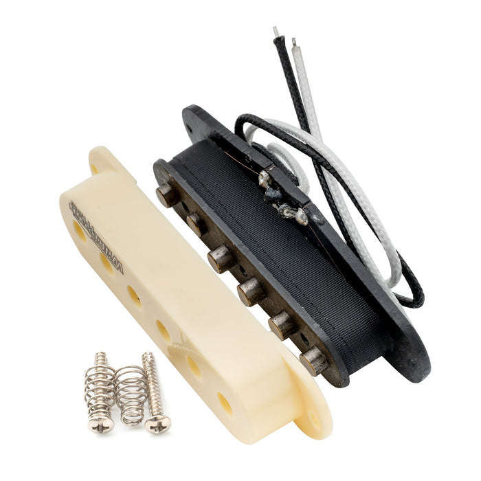 Wilkinson M Series ヴィンテージトーン アルニコ5 ネック スタッガードシングルコイルピックアップ Stratストラトエレキギター用 ブラック