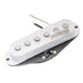 wilkinson m series vintage tone alnico 5 staggered single coil neck pickup for strat style electric guitar mx1504bk, white