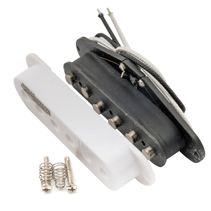 Wilkinson M Series ヴィンテージトーン アルニコ5 ネック スタッガードシングルコイルピックアップ Stratストラトエレキギター用 ブラック