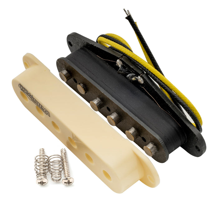 Wilkinson M Series ヴィンテージトーン アルニコ5 ミドル スタッガードシングルコイルピックアップ Stratストラトエレキギター用 ブラック