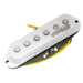 wilkinson m series vintage tone alnico 5 staggered single coil middle pickup for strat style electric guitar mx1505bk, white
