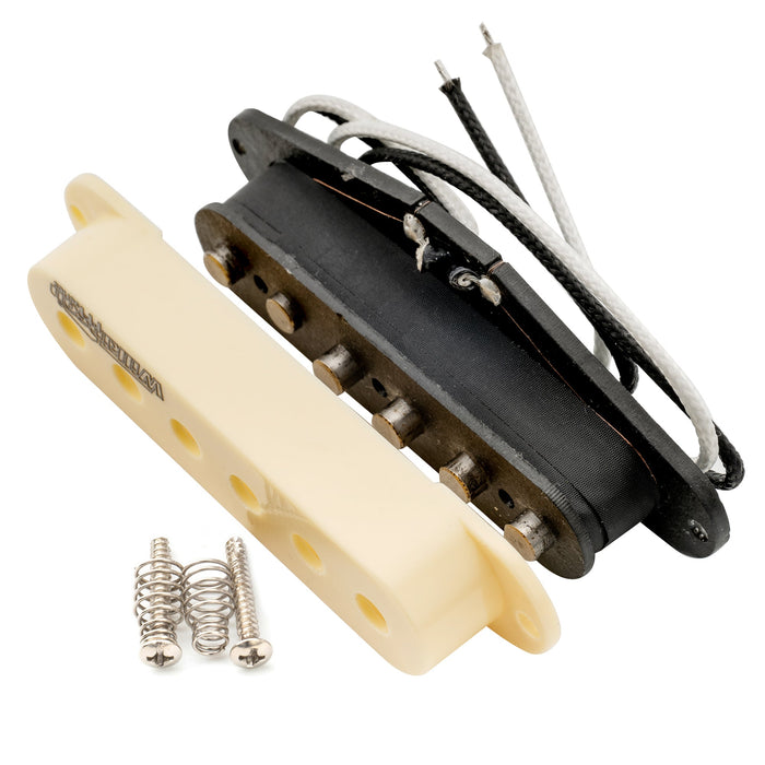 Wilkinson M Series ヴィンテージトーン アルニコ5 ブリッジ スタッガードシングルコイルピックアップ Stratストラトエレキギター用 ブラック