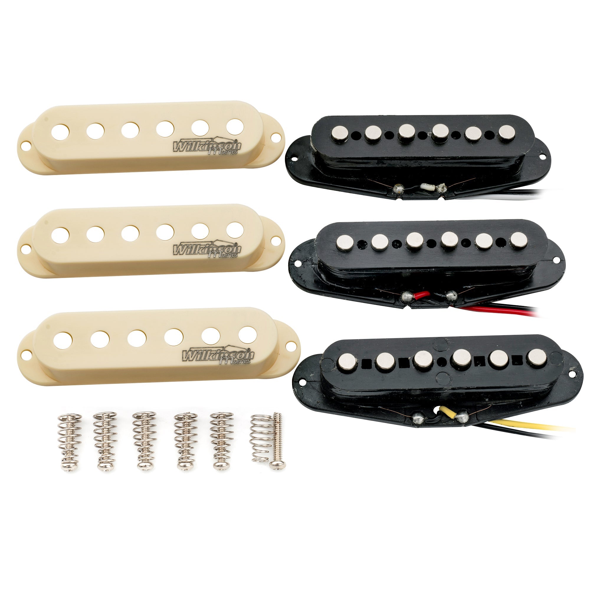 Wilkinson M-Serie Hochleistungs-Keramik ST-Einring-Pickups-Set für Strat-Stil E-Gitarre 