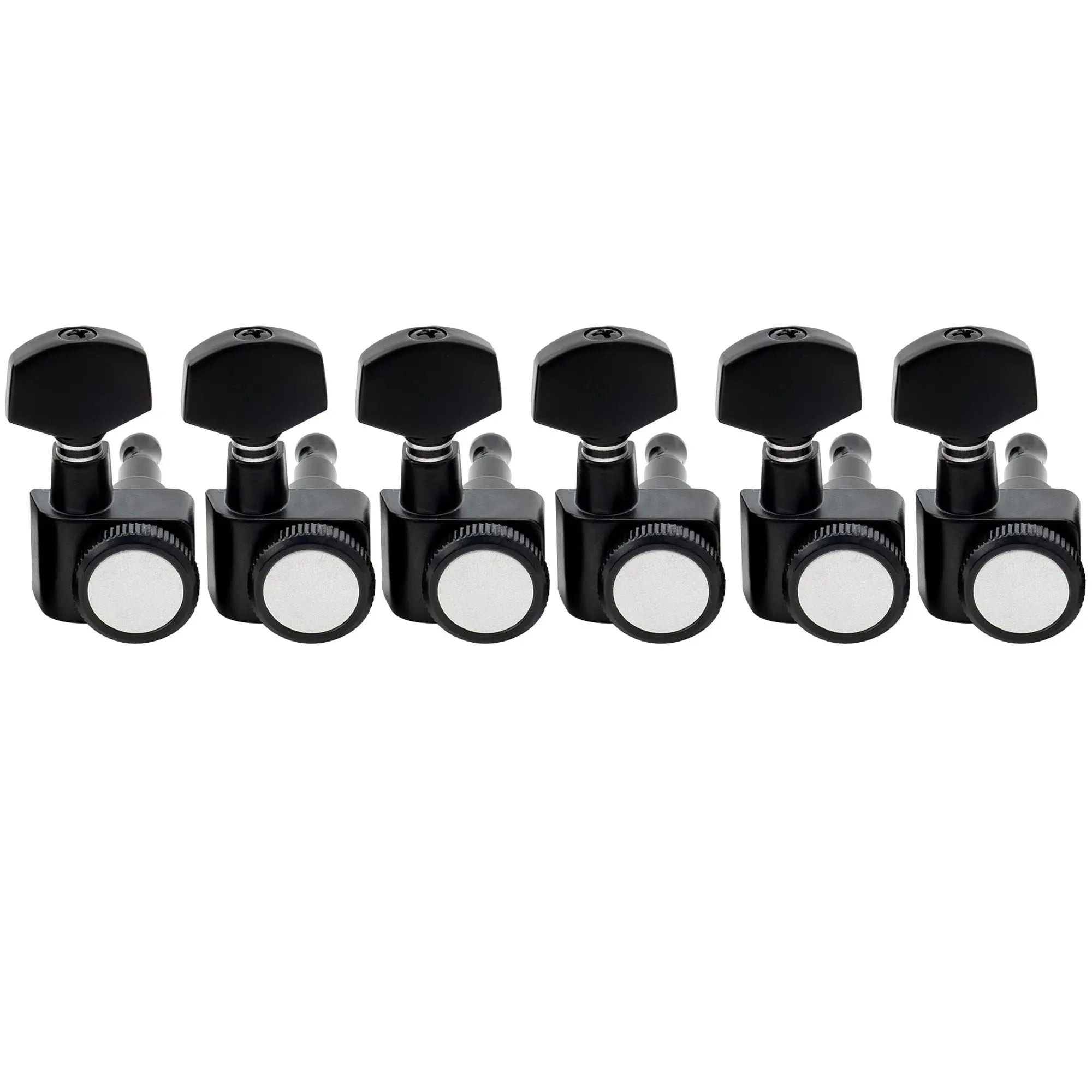musiclily pro 6 in line 2 pins guitar locking tuners machine heads tuning pegs keys set for fender strat tele style guitar mx1510 6p