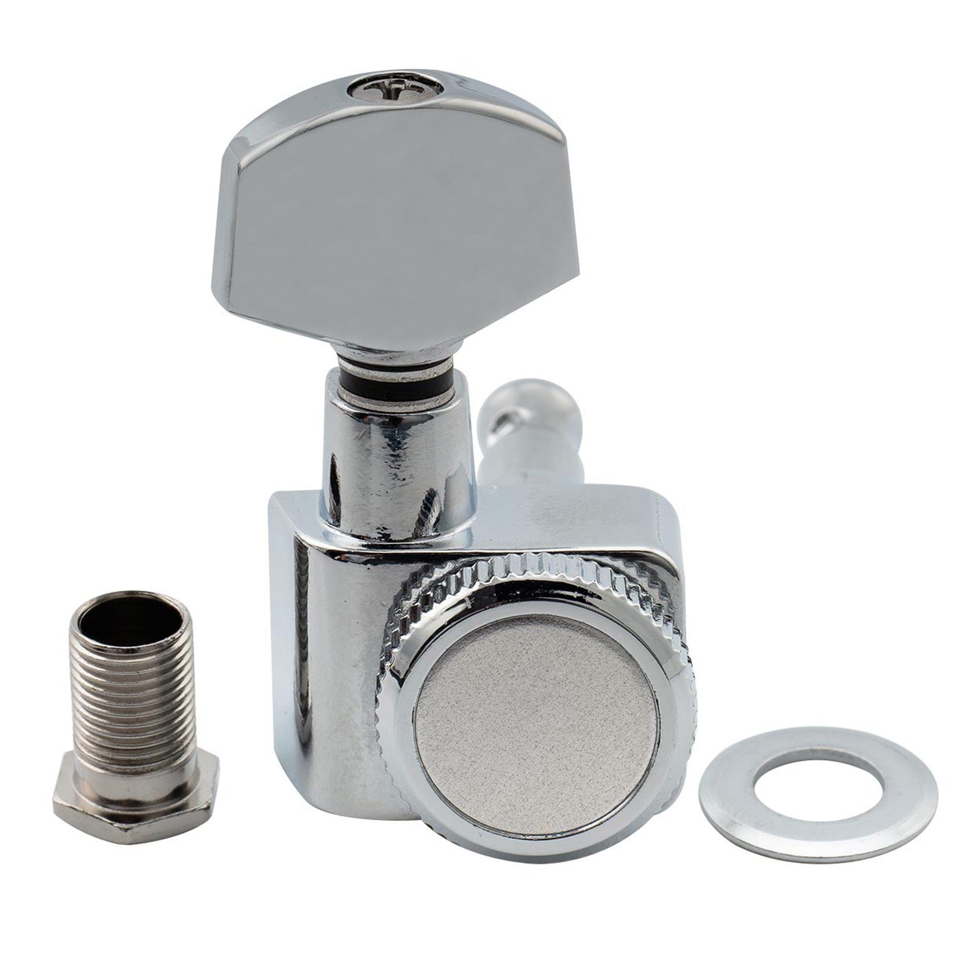 Musiclily Pro R15T-01 mécaniques de verrouillage pour guitare à 6 lignes, 2 broches, clés d'accordage, set pour guitare de style Fender Strat/Tele