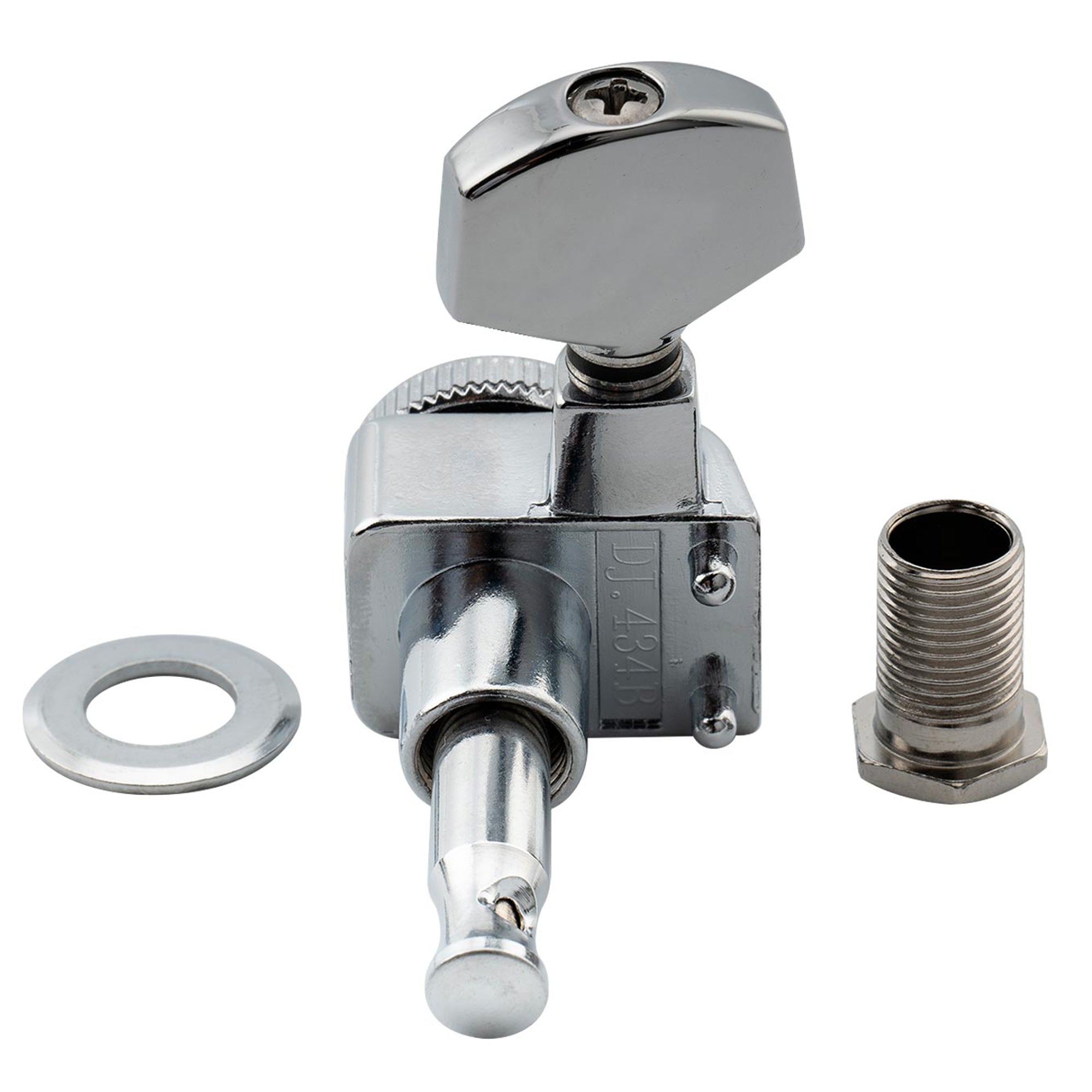 Musiclily Pro R15T-01 mécaniques de verrouillage pour guitare à 6 lignes, 2 broches, clés d'accordage, set pour guitare de style Fender Strat/Tele