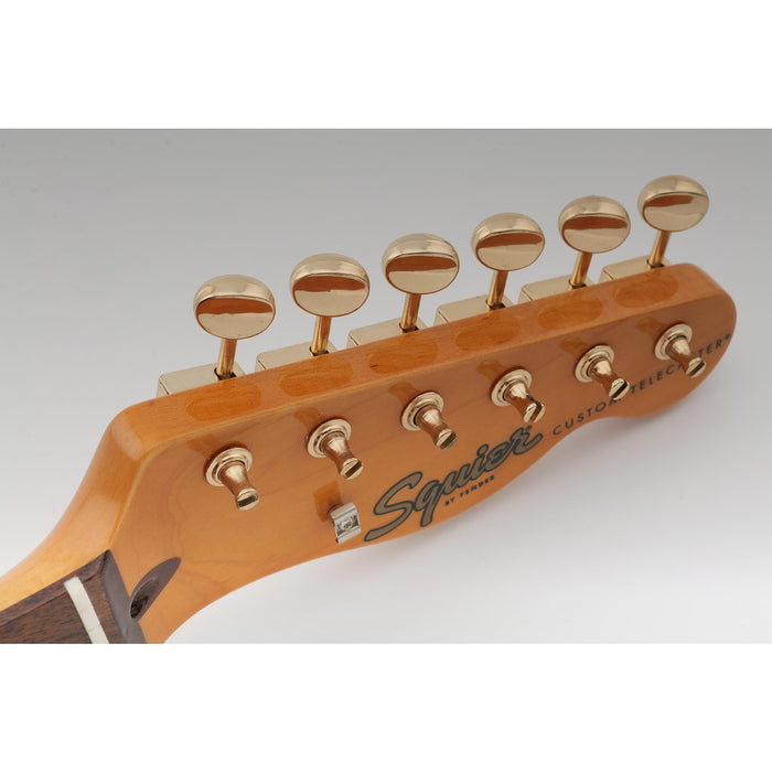 Usage show of musiclily pro vintage guitar tuners split shaft 6 in line machine heads tuning pegs keys set for squier classic vibe fender strat tele style mx1514p