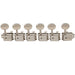 musiclily pro vintage guitar tuners split shaft 6 in line machine heads tuning pegs keys set for squier classic vibe fender strat tele style mx1514p, nickel