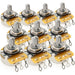 cts 450 b250k pots short split shaft 1 4 inch 10 linear taper potentiometers for electric guitar bass mx1516 10