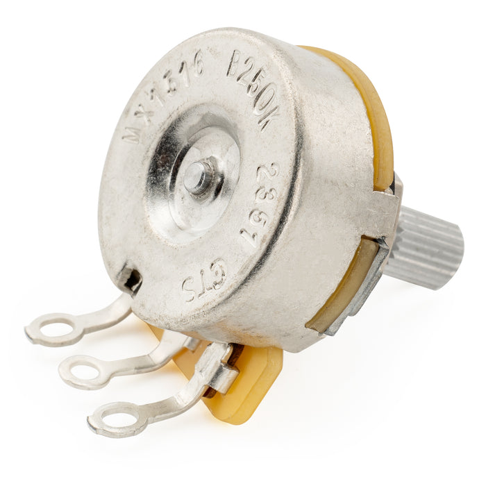 CTS 450 B250K Pot Short Split Shaft 1/4 Inch 10% Linear Taper Potentiometer for Electric Guitar Bass