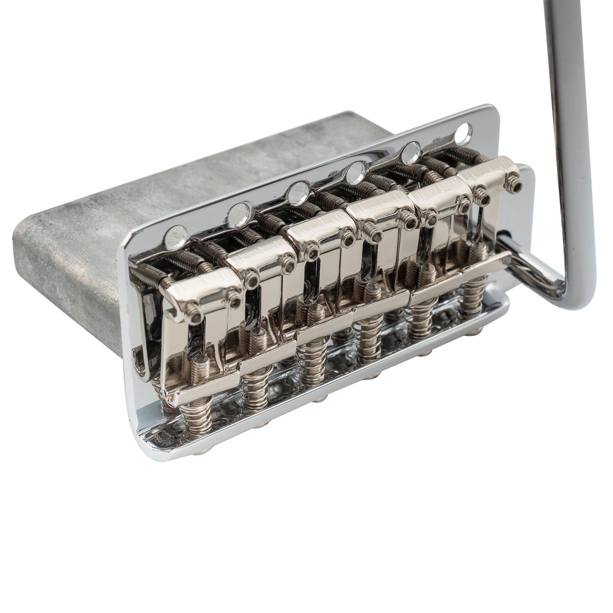 Musiclily Pro BV001 Vintage-Stil Gitarre 56,5mm(2-7/32 Zoll) Stahl-Sattel Tremolo-Brücke für Vintage Fender American Strat-Stil E-Gitarre