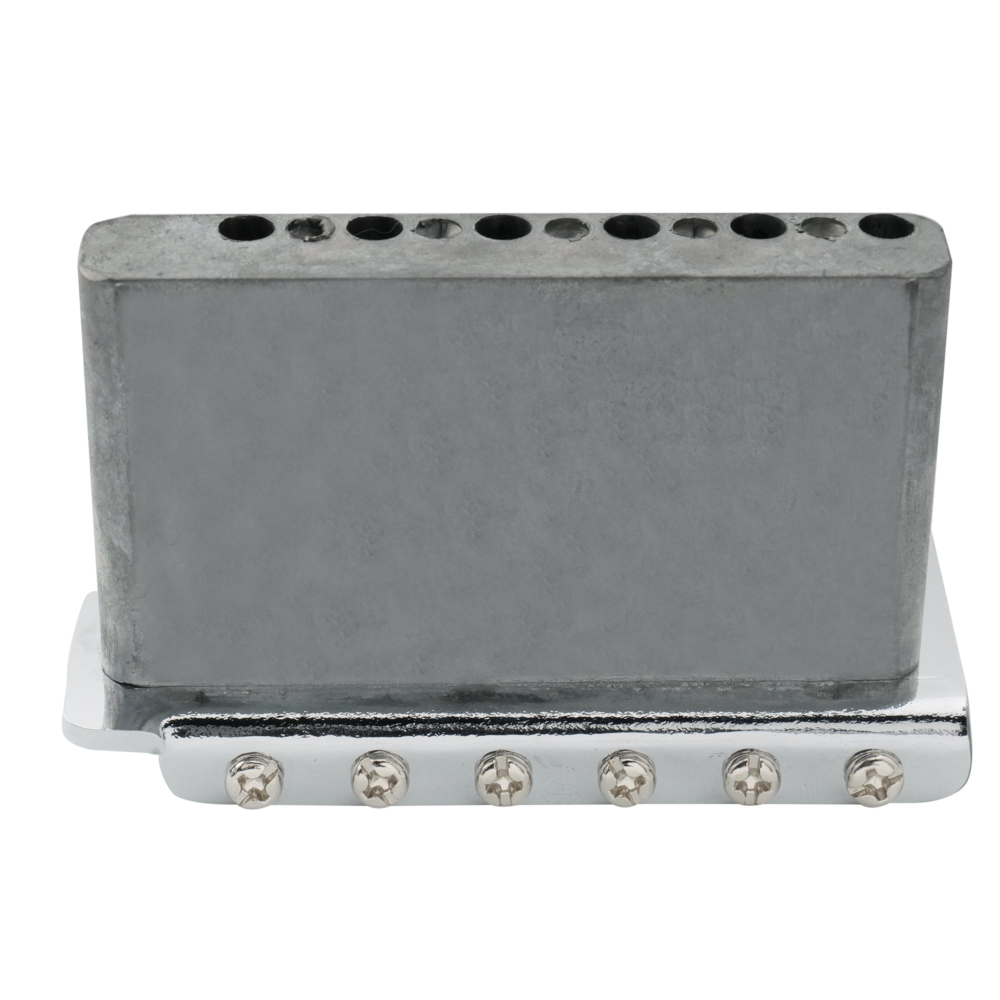Musiclily Pro BV001 Vintage-Stil Gitarre 56,5mm(2-7/32 Zoll) Stahl-Sattel Tremolo-Brücke für Vintage Fender American Strat-Stil E-Gitarre