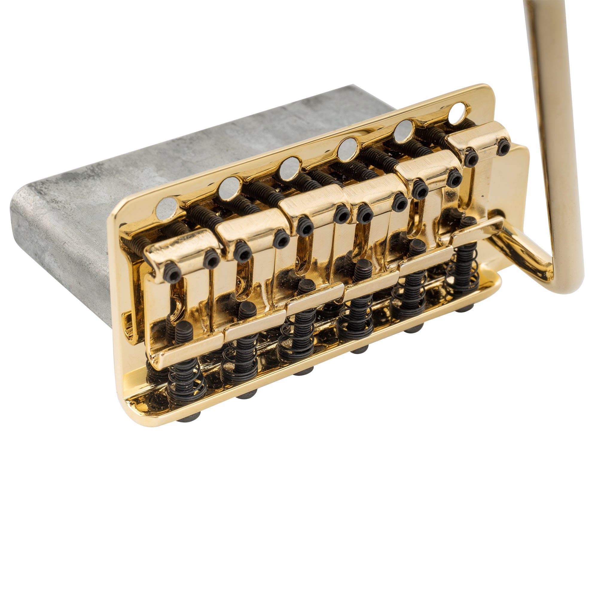 Musiclily Pro BV001 Vintage-Stil Gitarre 56,5mm(2-7/32 Zoll) Stahl-Sattel Tremolo-Brücke für Vintage Fender American Strat-Stil E-Gitarre