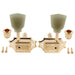 Part of wilkinson 3r3l 15 1 ratio semi closed deluxe vintage style machine heads tuners tuning pegs keys with keystone button for acoustic electric guitar mx1544p