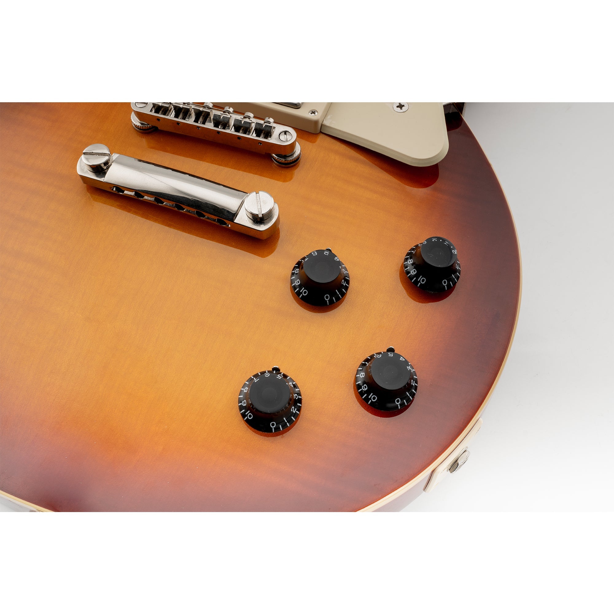Musiclily Pro Inch-Größe feine 24-Zahnrad-Top-Hat-Glockenknöpfe für Ton- und Lautstärkeregler von US-amerikanischen LP-SG-Style-Elektr gitarren, Set von 4