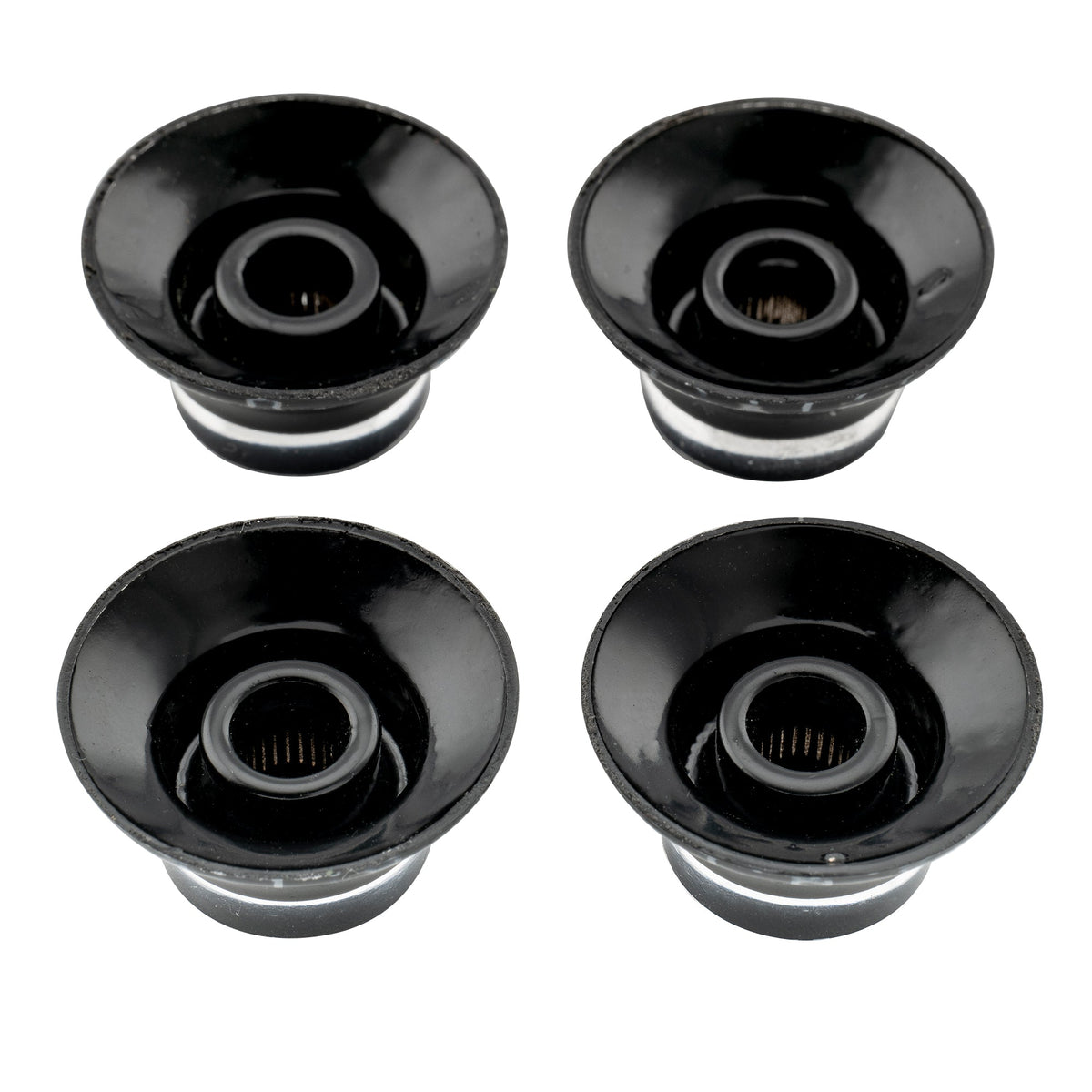 Musiclily Pro Inch-Größe feine 24-Zahnrad-Top-Hat-Glockenknöpfe für Ton- und Lautstärkeregler von US-amerikanischen LP-SG-Style-Elektr gitarren, Set von 4