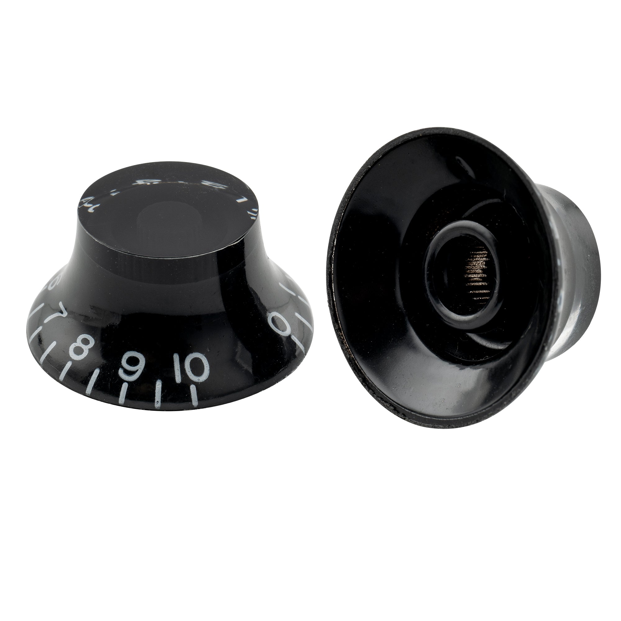 Musiclily Pro Inch-Größe feine 24-Zahnrad-Top-Hat-Glockenknöpfe für Ton- und Lautstärkeregler von US-amerikanischen LP-SG-Style-Elektr gitarren, Set von 4