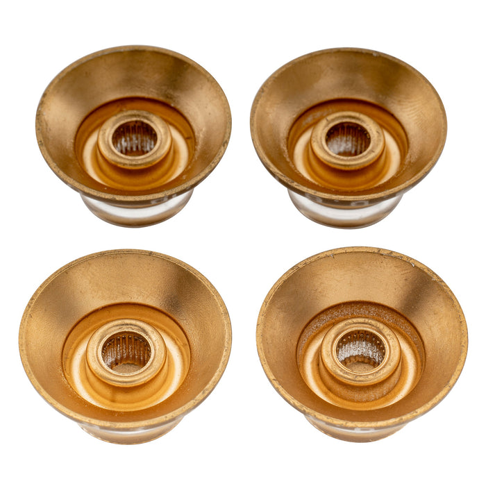 Perillas Musiclily Pro de 24 estrías con forma de campana y tamaño fino, para control de volumen y tono de guitarra eléctrica estilo USA LP SG (juego de 4)