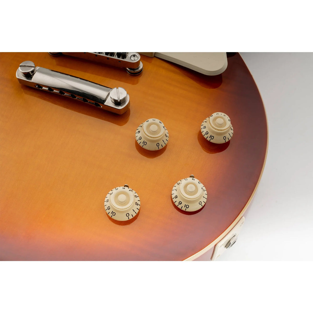 Application of musiclily pro inch size fine 24 spline top hat bell knobs tone volume control knobs for usa lp sg style electric guitar mx1560 4p
