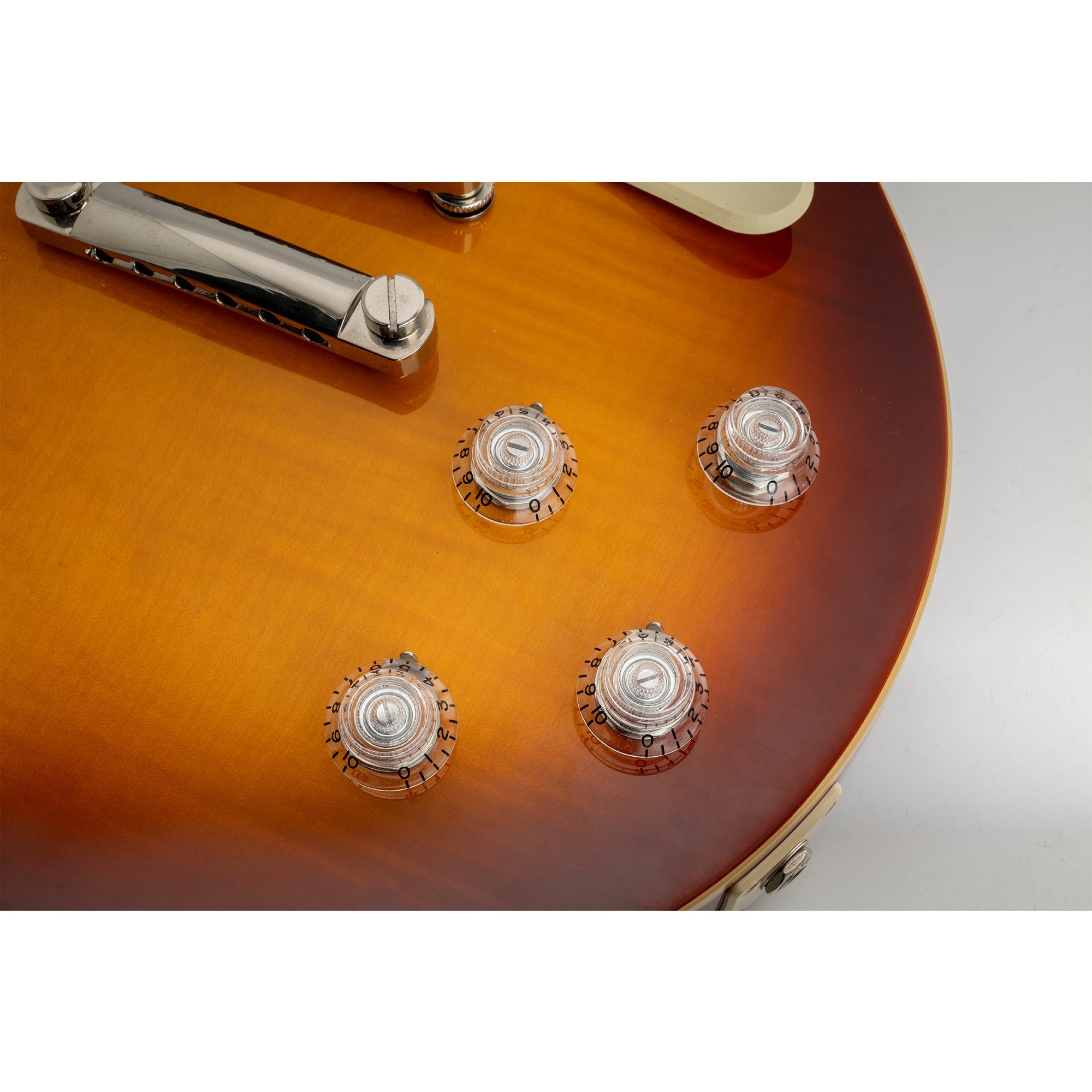 Musiclily Pro Inch-Größe feine 24-Zahnrad-Top-Hat-Glockenknöpfe für Ton- und Lautstärkeregler von US-amerikanischen LP-SG-Style-Elektr gitarren, Set von 4