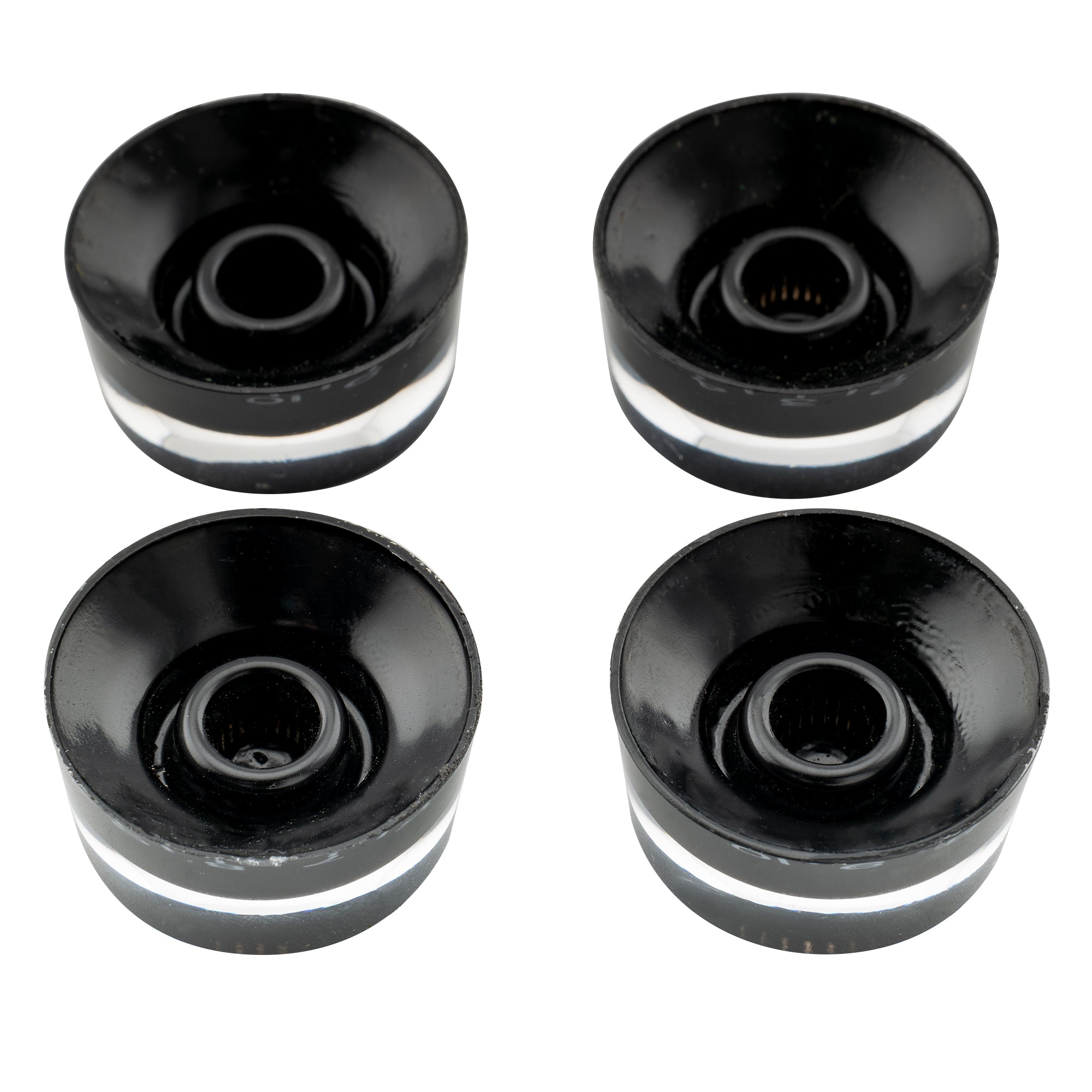 Musiclily Pro Feinste 24-Zähnchen Gitarrenknöpfe im Inch-Format für Ton, Lautstärke und Geschwindigkeitsregelung, geeignet für amerikanische LP- und SG-Style-Elektrogitarren, Set von 4