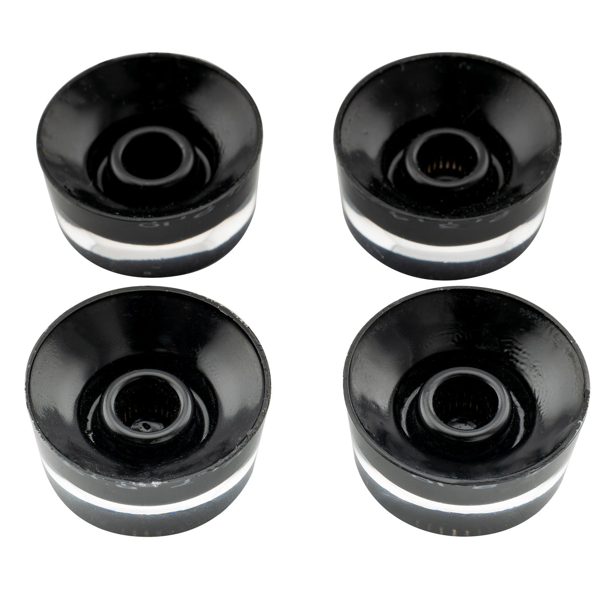 Musiclily Pro Feinste 24-Zähnchen Gitarrenknöpfe im Inch-Format für Ton, Lautstärke und Geschwindigkeitsregelung, geeignet für amerikanische LP- und SG-Style-Elektrogitarren, Set von 4