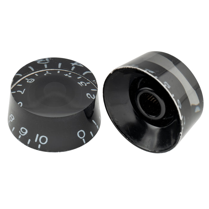 Musiclily Pro Tamanho de Polegada Fina 24-Eixo Botões de Controle de Tom, Volume e Velocidade para Guitarra Elétrica Estilo USA LP SG, Conjunto de 4