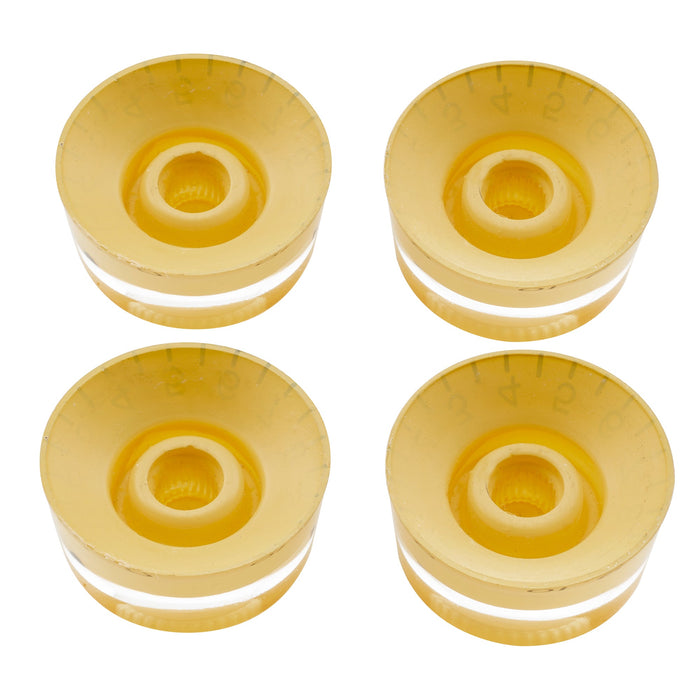 Musiclily Pro Tamanho de Polegada Fina 24-Eixo Botões de Controle de Tom, Volume e Velocidade para Guitarra Elétrica Estilo USA LP SG, Conjunto de 4