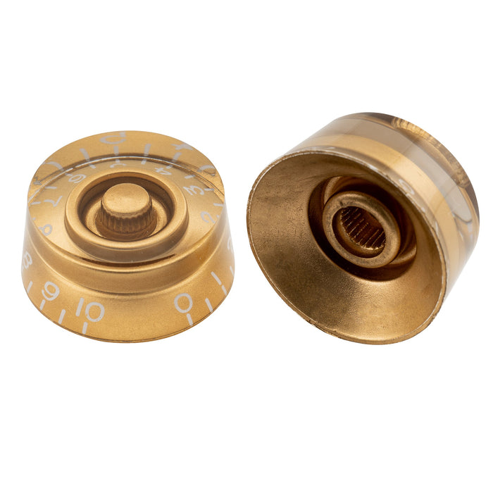 Musiclily Pro Tamanho de Polegada Fina 24-Eixo Botões de Controle de Tom, Volume e Velocidade para Guitarra Elétrica Estilo USA LP SG, Conjunto de 4