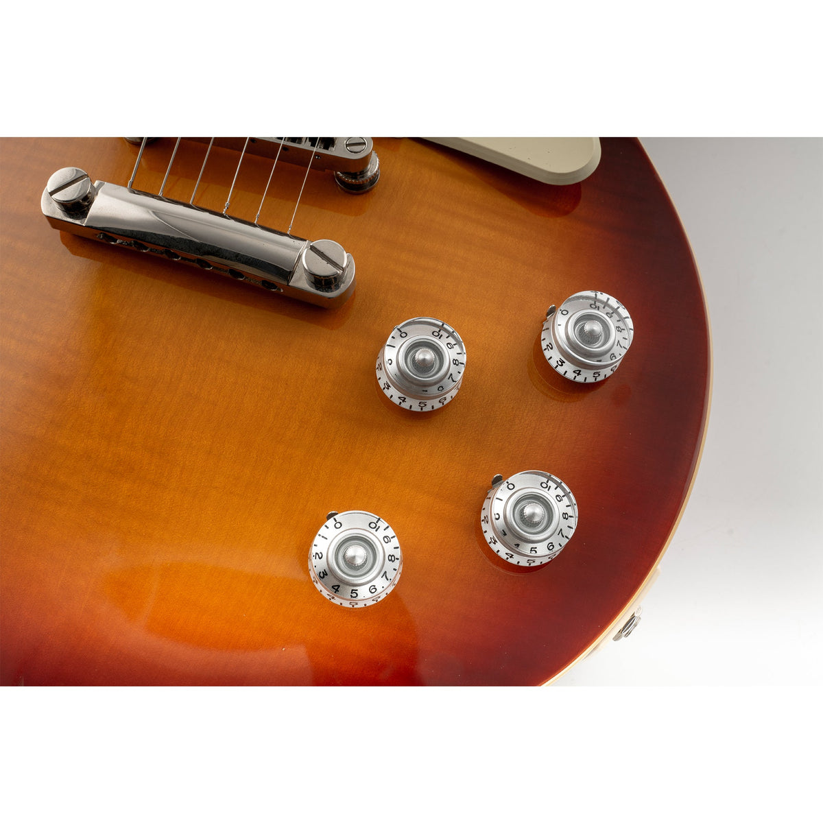 Musiclily Pro Feinste 24-Zähnchen Gitarrenknöpfe im Inch-Format für Ton, Lautstärke und Geschwindigkeitsregelung, geeignet für amerikanische LP- und SG-Style-Elektrogitarren, Set von 4