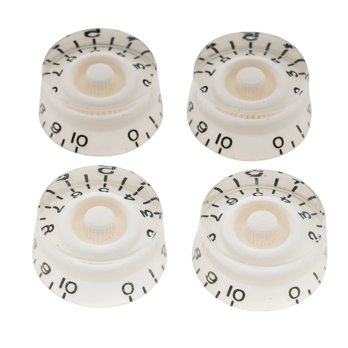musiclily pro inch size fine 24 spline guitar knobs tone volume speed control knobs for usa lp sg style electric guitar mx1561 4p, white