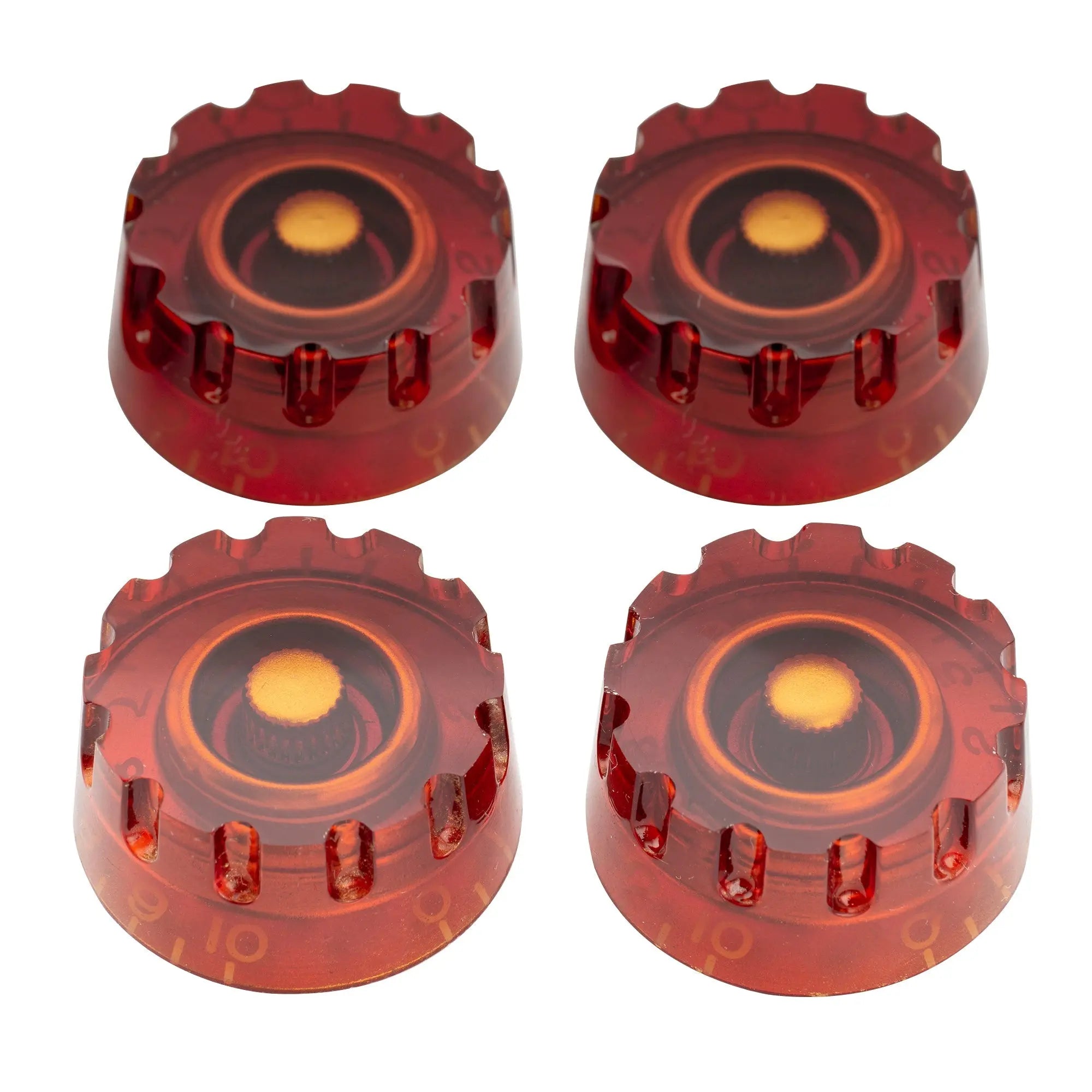musiclily pro inch size fine 24 spline knurled guitar knobs tone volume speed control knobs for usa lp sg style electric guitar mx1562 4p, amber