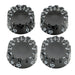 musiclily pro inch size fine 24 spline knurled guitar knobs tone volume speed control knobs for usa lp sg style electric guitar mx1562 4p, black