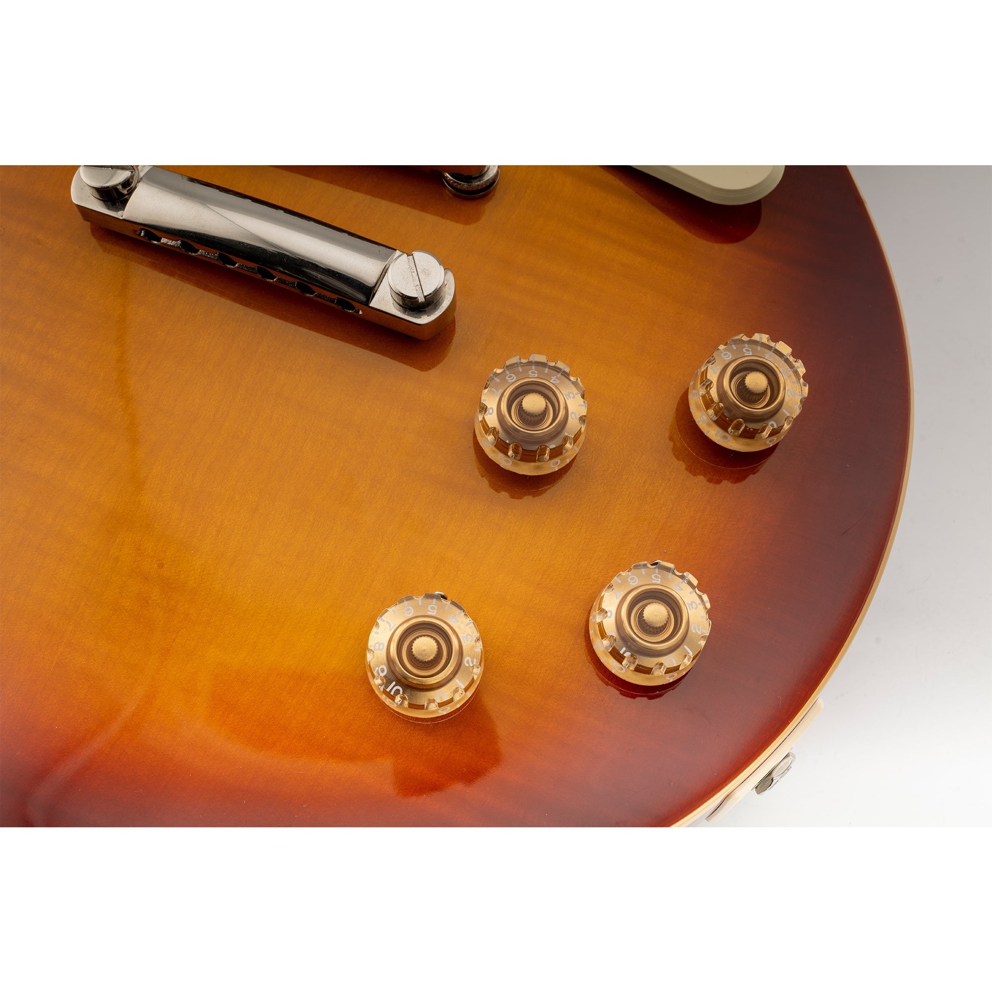 Musiclily Pro Feinste 24-Zahnkranzierte Gitarrenknöpfe in Zollgröße für Ton, Lautstärke und Geschwindigkeitsregelung für amerikanische LP- und SG-Style-Elektrogitarren, Set von 4