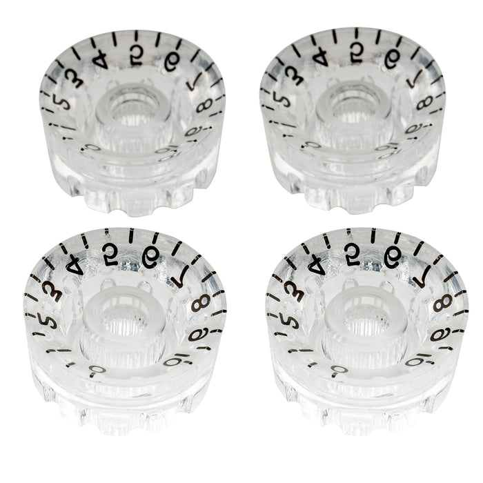 Musiclily Pro Tamanho de Polegada Fina 24-Espiga Parafusos Knob de Tom Controle de Volume Velocidade para Guitarra Elétrica Estilo USA LP SG, Conjunto de 4