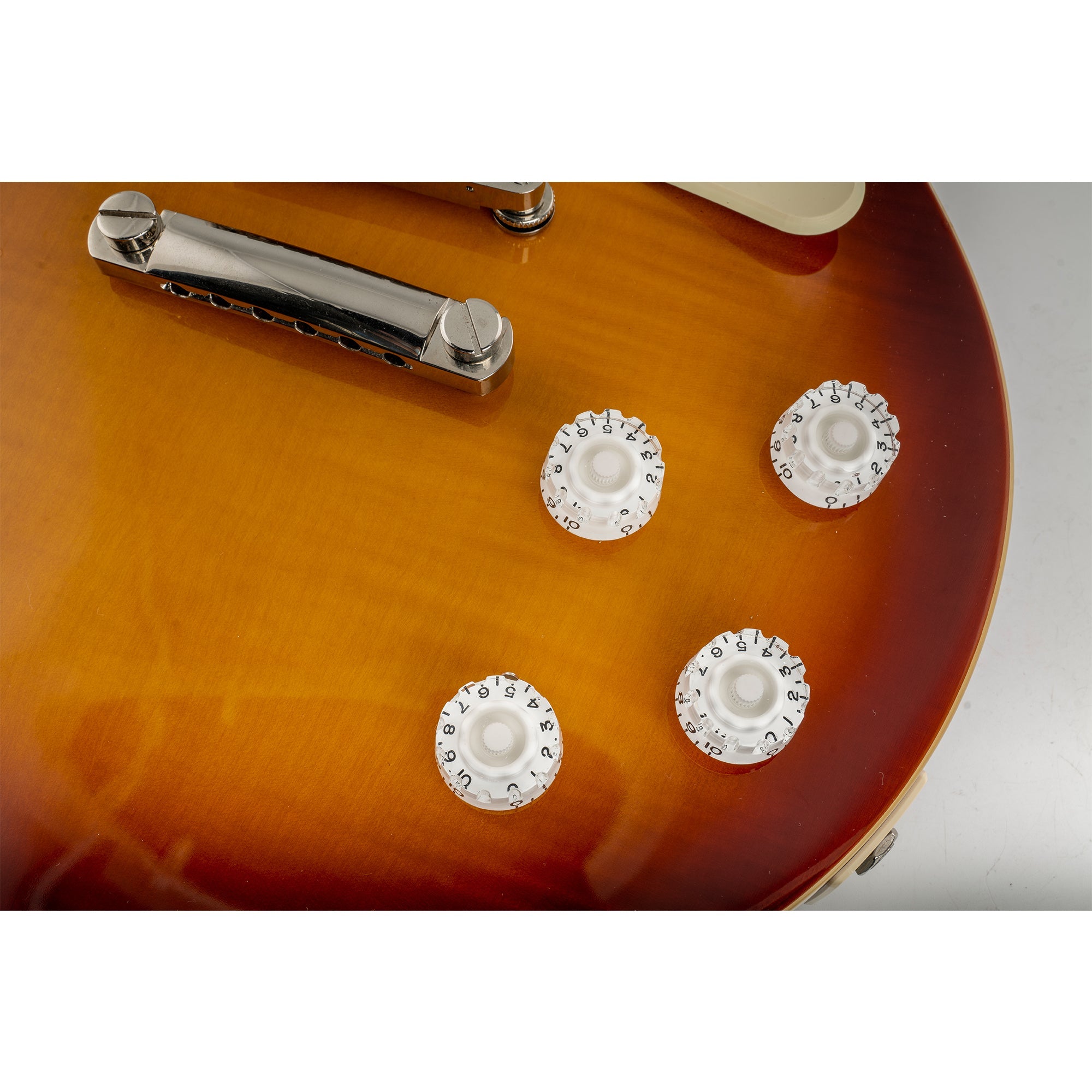 Musiclily Pro Feinste 24-Zahnkranzierte Gitarrenknöpfe in Zollgröße für Ton, Lautstärke und Geschwindigkeitsregelung für amerikanische LP- und SG-Style-Elektrogitarren, Set von 4