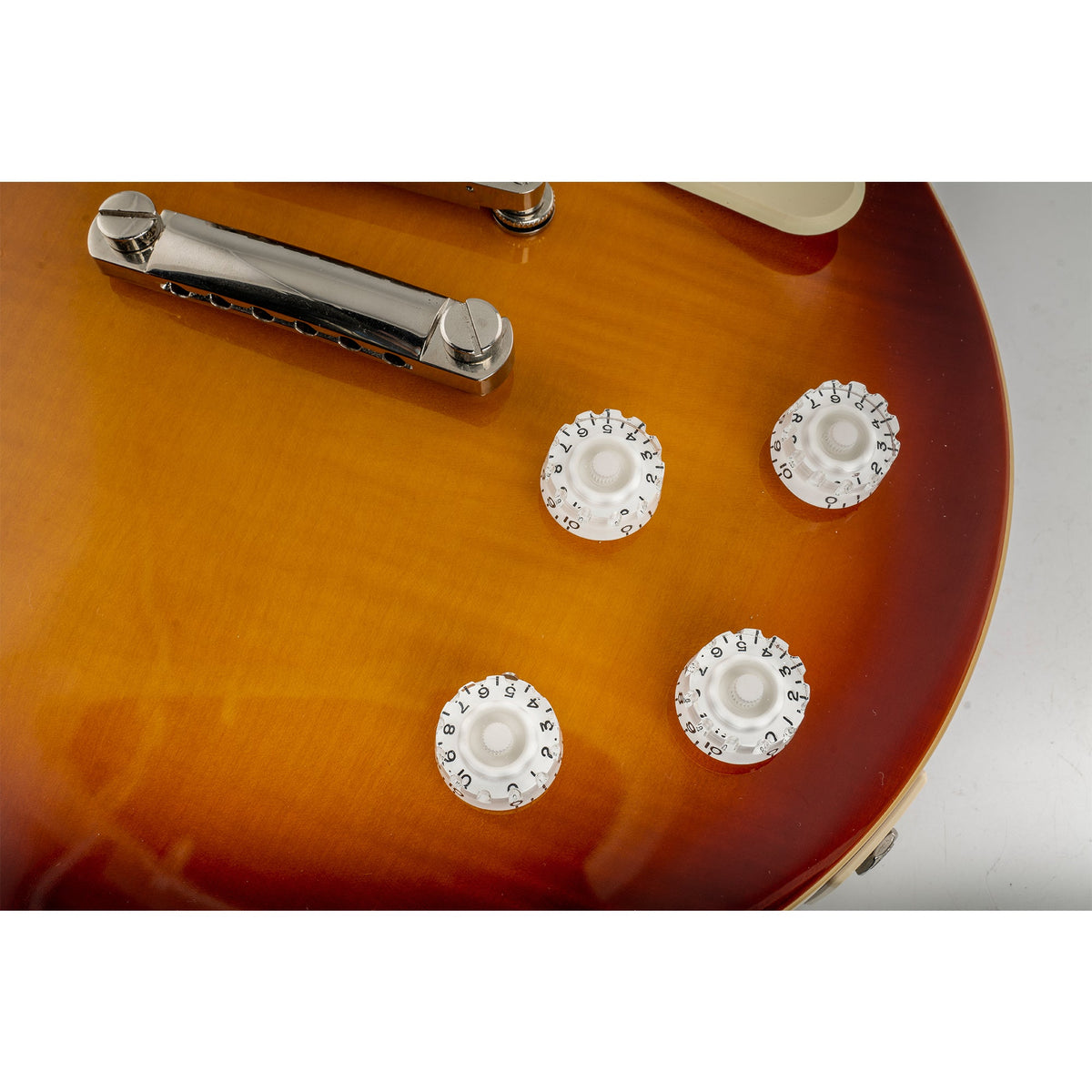 Musiclily Pro Feinste 24-Zahnkranzierte Gitarrenknöpfe in Zollgröße für Ton, Lautstärke und Geschwindigkeitsregelung für amerikanische LP- und SG-Style-Elektrogitarren, Set von 4